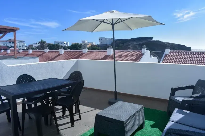 Terraza con vistas al mar